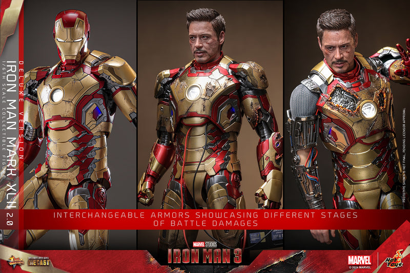 Iron Man 3 - Iron Man Mark XLII (2.0) Deluxe 1/6th Scale Collectible Figure - MMS759D66