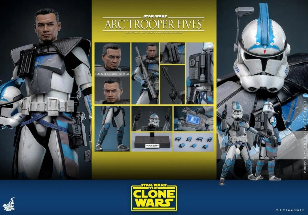 Star Wars: The Clone Wars - Arc Trooper Fives 1/6th Scale