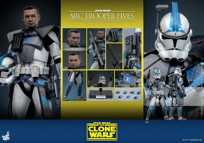 Star Wars: The Clone Wars - Arc Trooper Fives 1/6th Scale Collectible Figure - TMS132 - Collectables > Action Figures > toys -  Hot Toys
