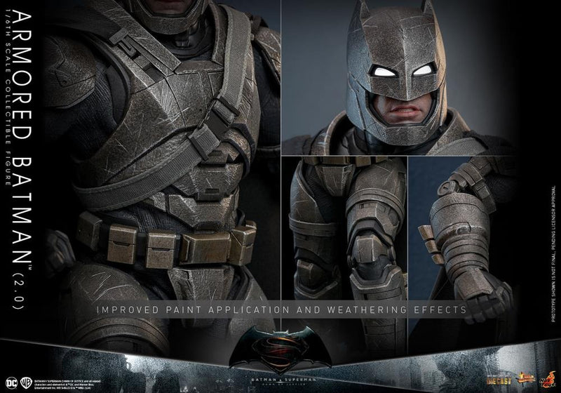 Batman v Superman: Dawn of Justice - Armored Batman (2.0) Deluxe 1/6th Scale Collectible Figure - MMS743D63