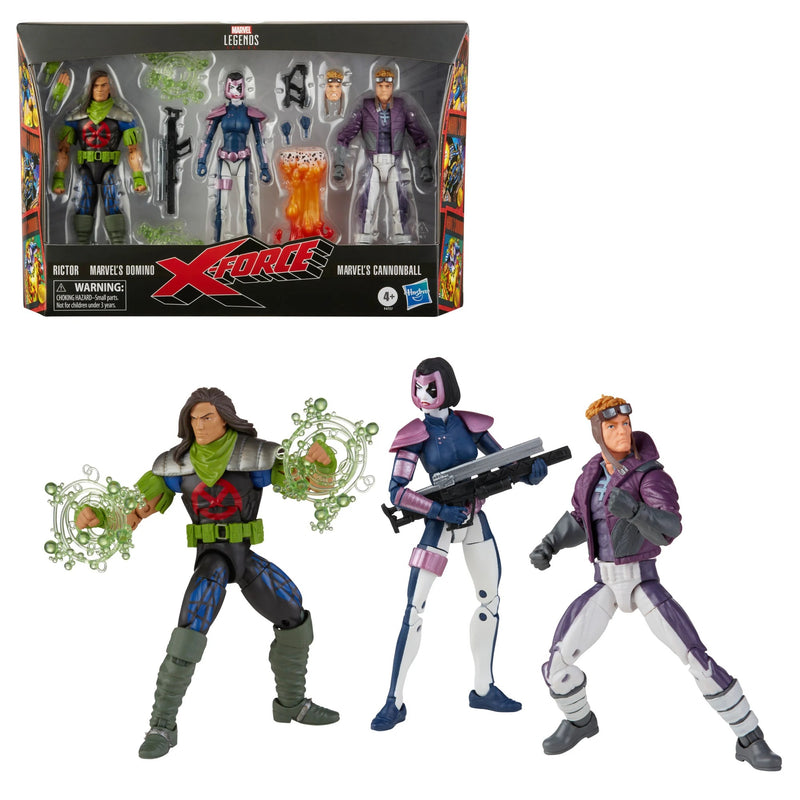 X-Force Marvel Legends Marvel's Domino, Rictor and Marvel's Cannonball Multipack (Preorder Dec 2026)