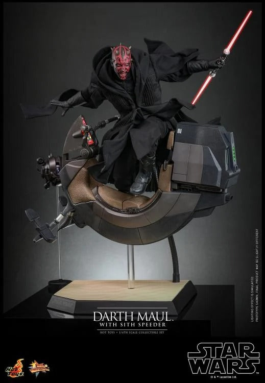 Star Wars: The Phantom Menace - Darth Maul With Sith Speeder 1/6th Scale Collectible Figure Set - MMS749 - Collectables > Action Figures > toys -  Hot Toys