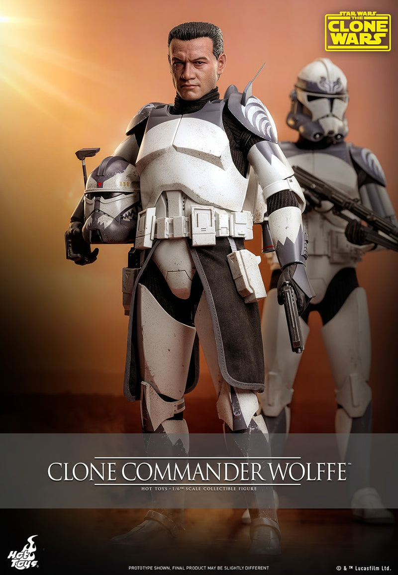 Star Wars: The Clone Wars - Clone Commander Wolffe 1/6th Scale Collectible Figure - TMS141