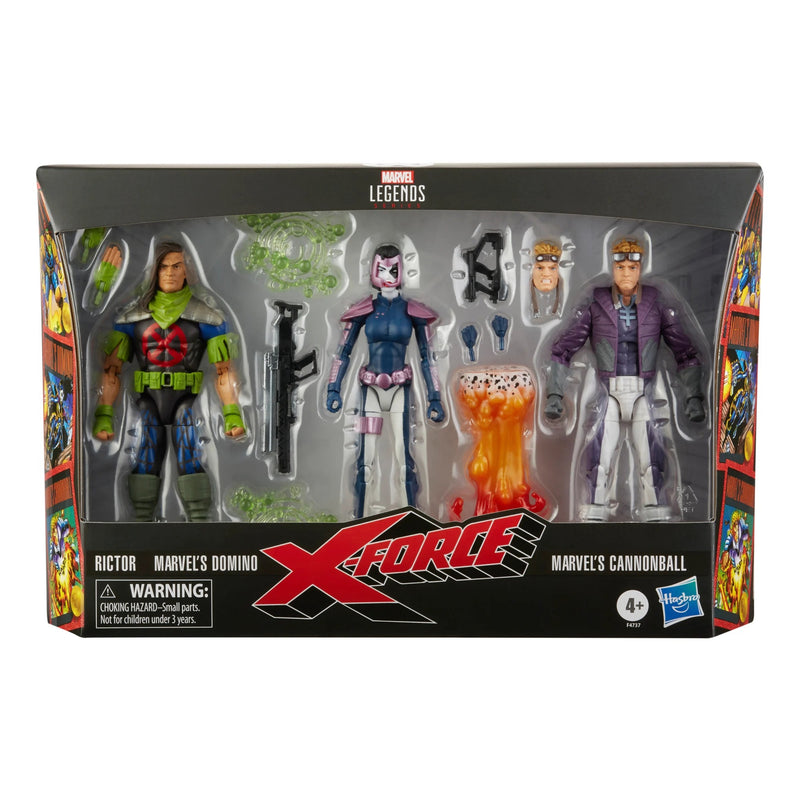 X-Force Marvel Legends Marvel's Domino, Rictor and Marvel's Cannonball Multipack (Preorder Dec 2026)