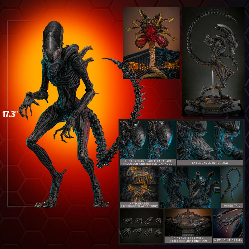 Alien: Romulus - Scorched Xenomorph 1/6th Scale Collectible Figure - MMS784