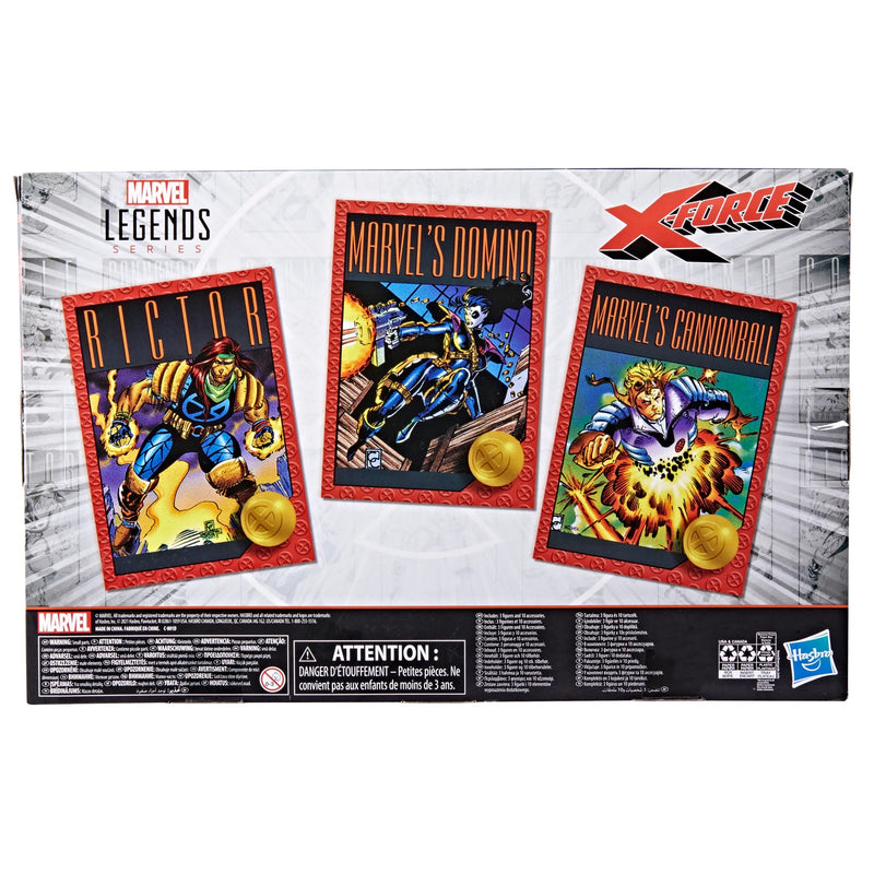 X-Force Marvel Legends Marvel's Domino, Rictor and Marvel's Cannonball Multipack (Preorder Dec 2026)