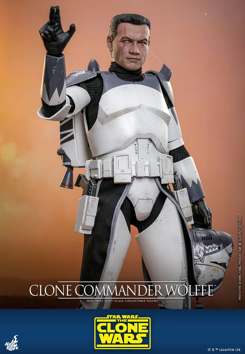 Star Wars: The Clone Wars - Clone Commander Wolffe 1/6th Scale Collectible Figure - TMS141