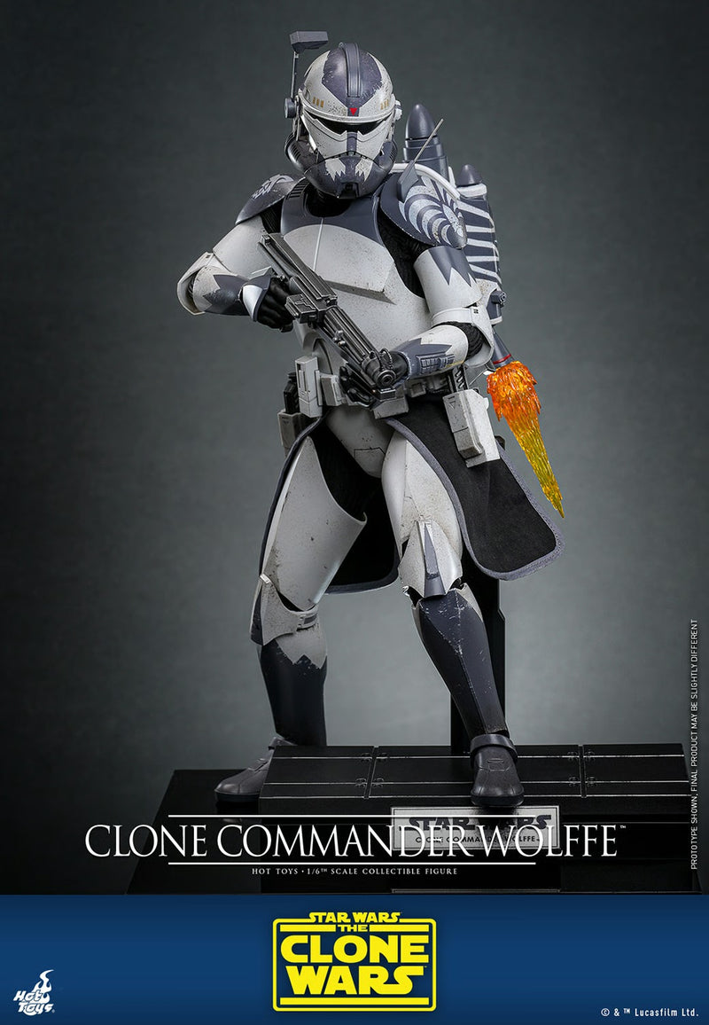 Star Wars: The Clone Wars - Clone Commander Wolffe 1/6th Scale Collectible Figure - TMS141