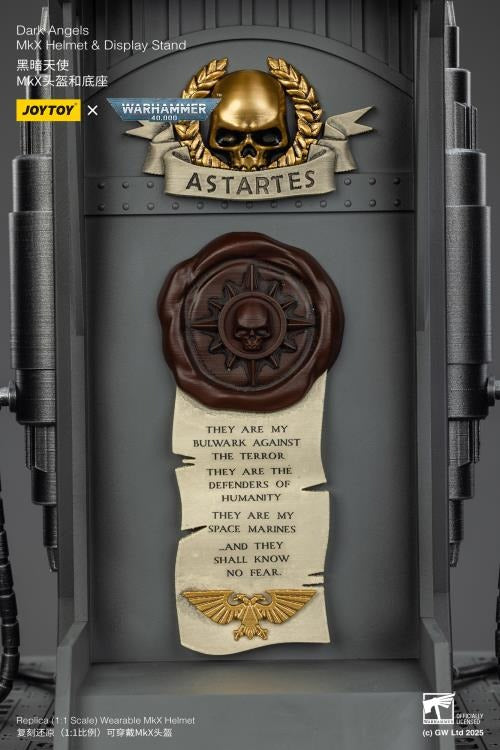 JOYTOY - Dark Angels - Dark Angels Mk. X Helmet & Display Stand (preorder Q2 2026)