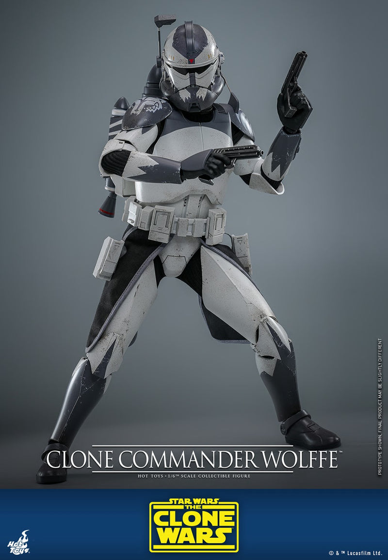 Star Wars: The Clone Wars - Clone Commander Wolffe 1/6th Scale Collectible Figure - TMS141