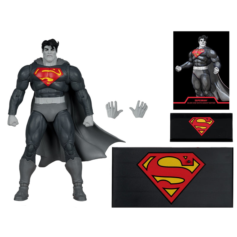 DC Multiverse - The Dark Knight Returns - Superman (Black & White Accent Edition) - Exclusive - Collectables > Action Figures > toys -  McFarlane Toys