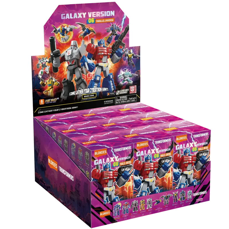 Blokees - Transformers Galaxy Version 06 - Parallel Universe - Set of 9 - Collectables > Action Figures > toys -  Blokees