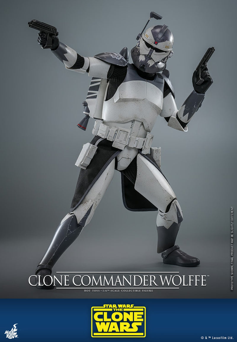 Star Wars: The Clone Wars - Clone Commander Wolffe 1/6th Scale Collectible Figure - TMS141
