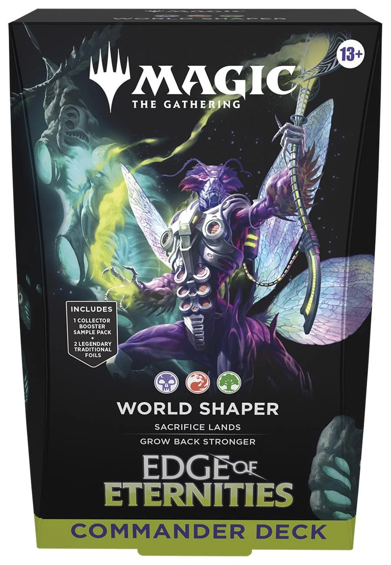 Magic: The Gathering - Edge of Eternities - Commander - Commander Deck - World Shaper - Card Games > Collectables > TCG > CCG -  wizards of the coast