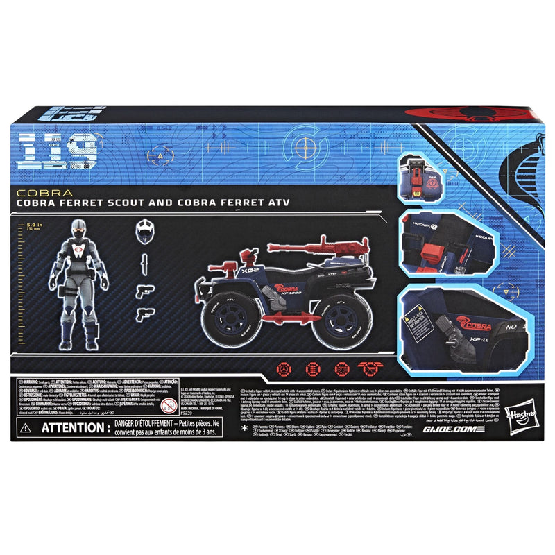 G.I. Joe Classified Series #119 Cobra Ferret Scout and Cobra Ferret ATV