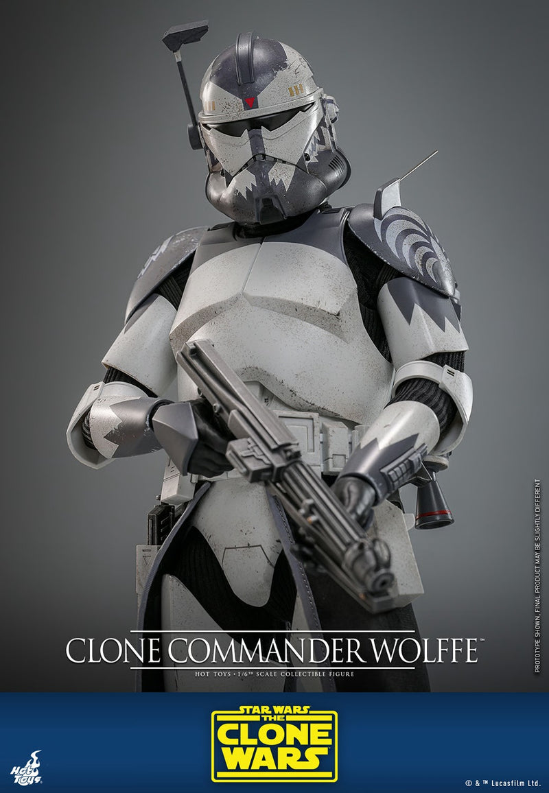 Star Wars: The Clone Wars - Clone Commander Wolffe 1/6th Scale Collectible Figure - TMS141