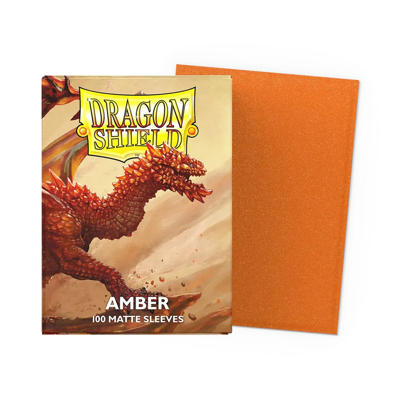 Dragon Shield Standard - Amber Matte - 100ct - Card Games > Collectables > TCG > CCG -  Arcane Tinmen