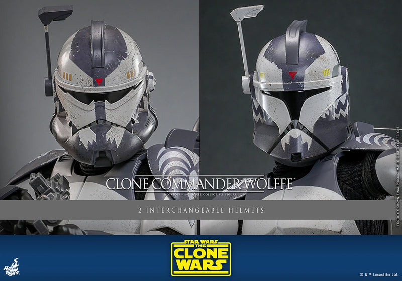 Star Wars: The Clone Wars - Clone Commander Wolffe 1/6th Scale Collectible Figure - TMS141