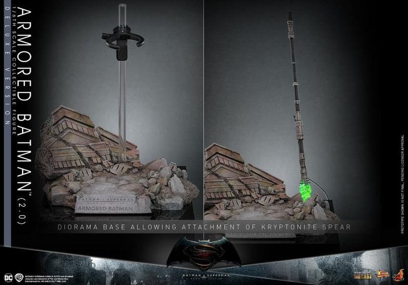Batman v Superman: Dawn of Justice - Armored Batman (2.0) Deluxe 1/6th Scale Collectible Figure - MMS743D63