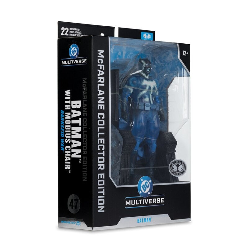 DC Multiverse Collector Edition - Darkseid War - Batman with Mobius Chair - Platinum / Chase - Collectables > Action Figures > toys -  McFarlane Toys