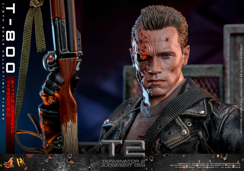 Terminator 2: Judgement Day - T-800 (Battle Damaged Version 2.0) 1/6th Scale Collectible - DX46