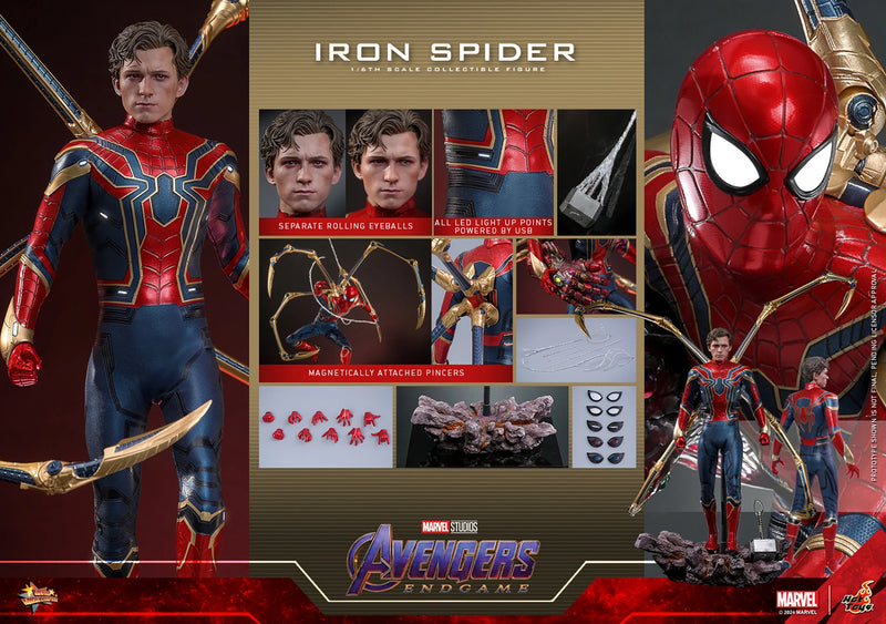 Avengers: Endgame - Iron Spider 1/6th Scale Collectible Figure - MMS761