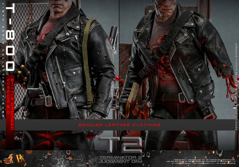 Terminator 2: Judgement Day - T-800 (Battle Damaged Version 2.0) 1/6th Scale Collectible - DX46