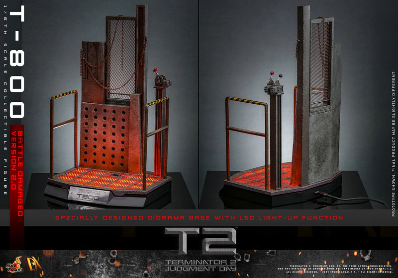 Terminator 2: Judgement Day - T-800 (Battle Damaged Version 2.0) 1/6th Scale Collectible - DX46