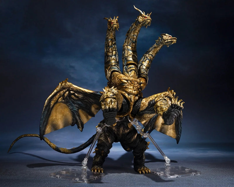 Godzilla: Final Wars (2004) - S.H.MonsterArts - Keizer Ghidorah (Preorder May 2027)
