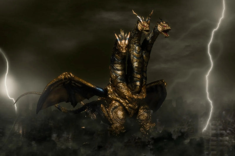 Godzilla: Final Wars (2004) - S.H.MonsterArts - Keizer Ghidorah (Preorder May 2027)