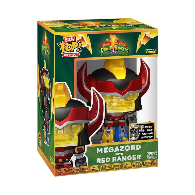 Funko Bitty Pop! - Mighty Morphin Power Rangers - Megazord with Red Ranger Bitty Bot Vinyl Figure