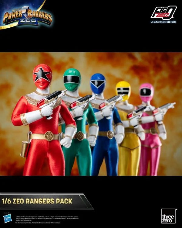 Power Rangers Zeo - FigZero Zeo Rangers 1/6 Scale Figure 5-Pack - Collectables > Action Figures > toys -  ThreeZero