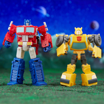 Transformers Legacy Evolution Core Class Optimus Prime & Bumblebee - Exclusive (preorder Q4) - Collectables > Action Figures > toys -  Hasbro