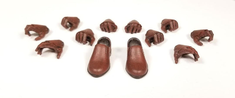 Mythic Legions - Brown Leather Hand/Foot Pack - Illythia Wave -  -  Four Horsemen