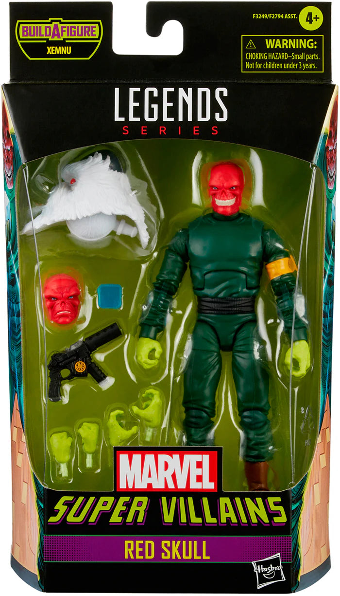 Marvel Legends Super Villains Red Skull Action Figure (Xemnu BAF) - Action figure -  Hasbro