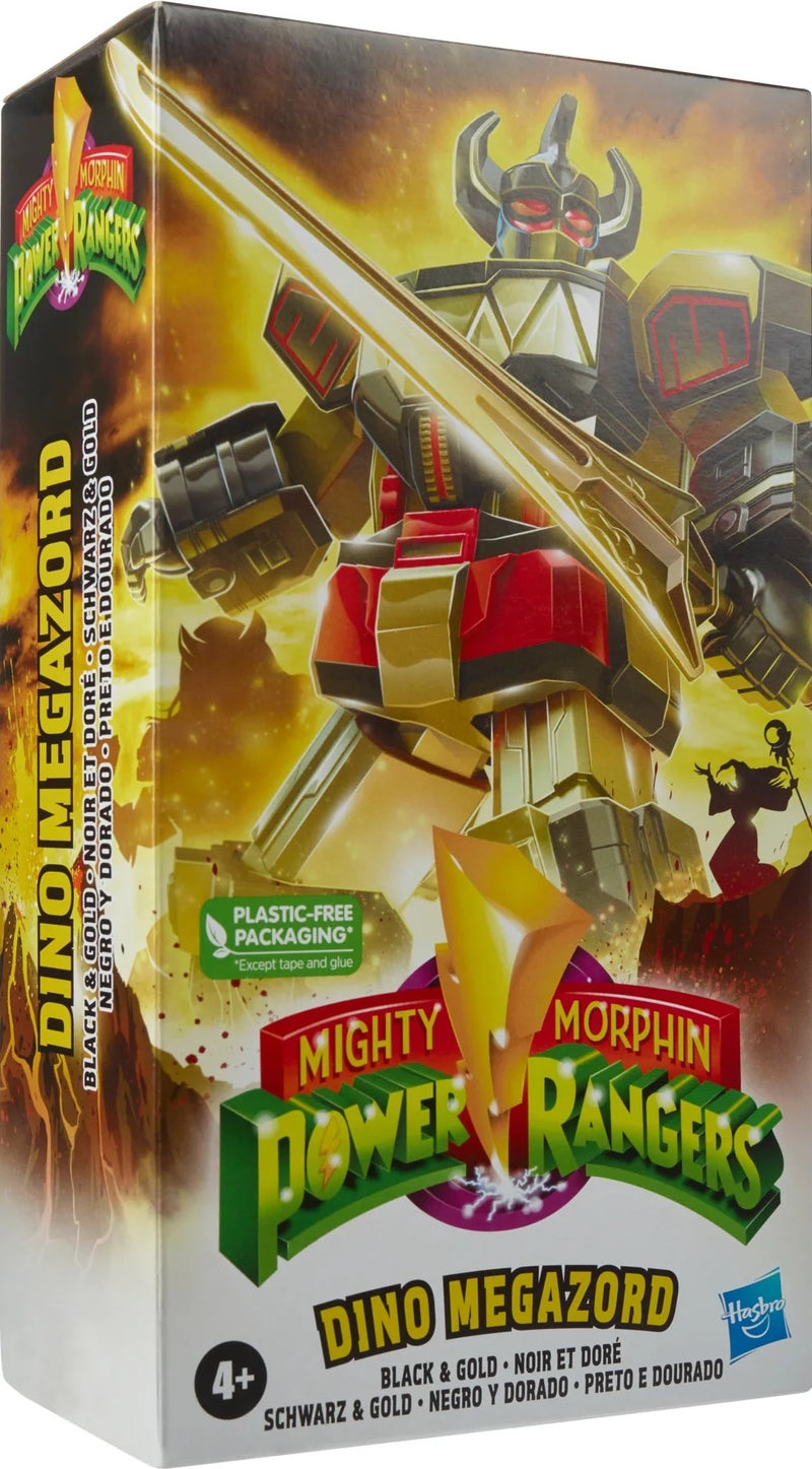 Power Rangers Lightning Mighty Morphin - Black & Gold Dino Megazord (Subpar Packaging) - Collectables > Action Figures > toys -  Hasbro