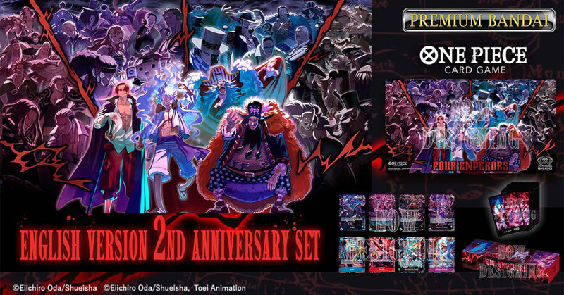 One Piece TCG - English 2nd Anniversary Set - Card Games > Collectables > TCG > CCG -  Bandai