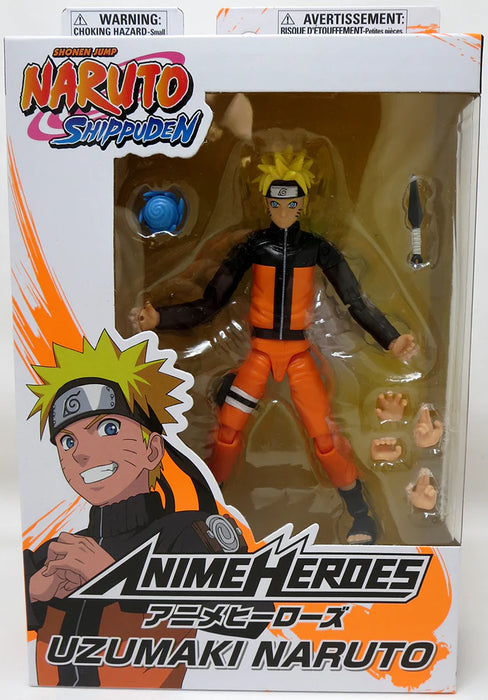Naruto: Shippuden Anime Heroes Uzumaki Naruto - Action figure -  Bandai