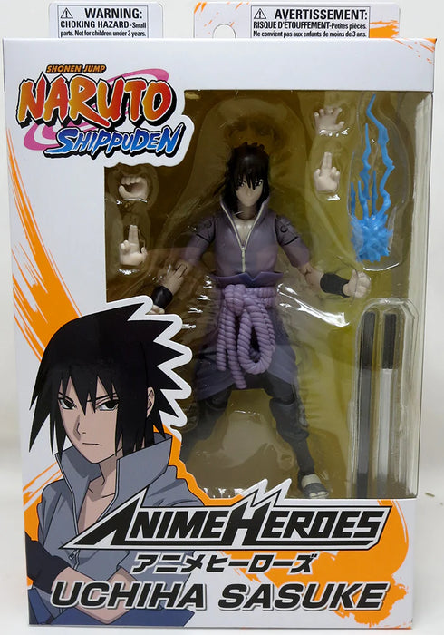 Naruto: Shippuden Anime Heroes Uchiha Sasuke - Action figure -  Bandai