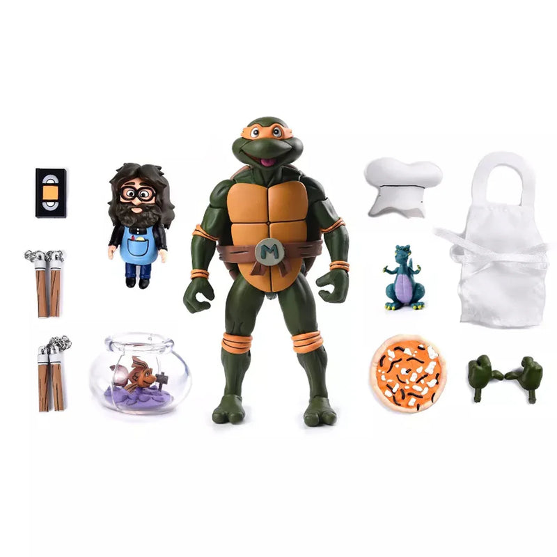Teenage Mutant Ninja Turtles - Turtles Pizza Club - Cartoon Turtles Set of 4 - Collectables > Action Figures > toys -  Neca