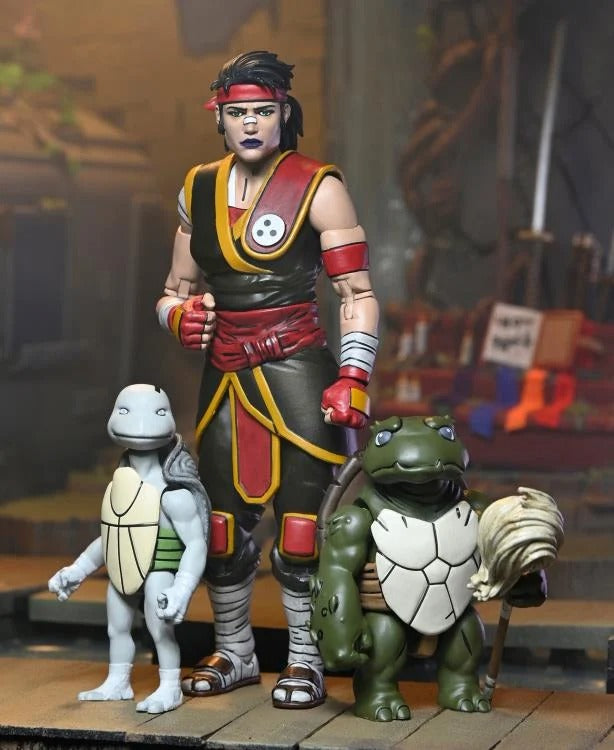 Teenage Mutant Ninja Turtles: The Last Ronin - The Lost Years Casey Marie with Baby Odyn & Uno (preorder Q4) - Action & Toy Figures -  Neca