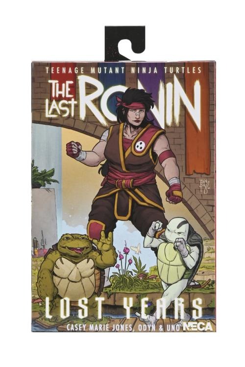 Teenage Mutant Ninja Turtles: The Last Ronin - The Lost Years Casey Marie with Baby Odyn & Uno (preorder Q4) - Action & Toy Figures -  Neca