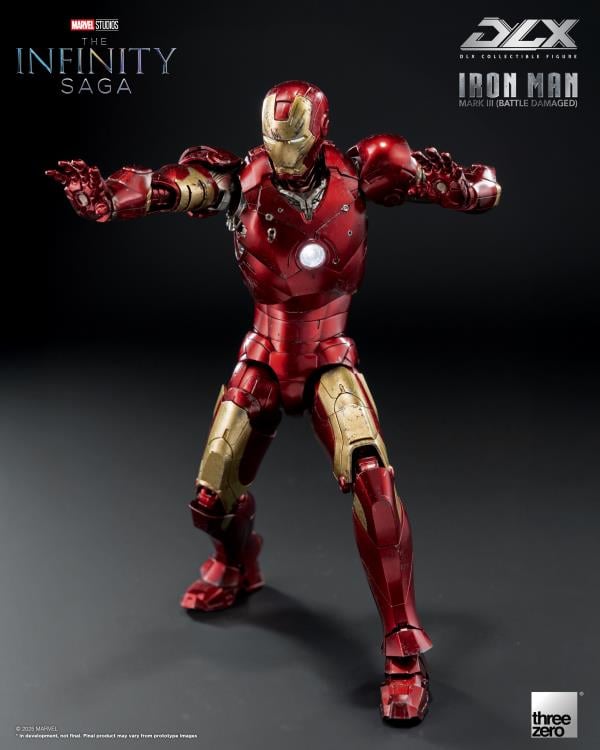 Marvel: The Infinity Saga DLX Iron Man Mark 3 (Battle Damaged) (Preorder Q1 2026) - Collectables > Action Figures > toys -  ThreeZero