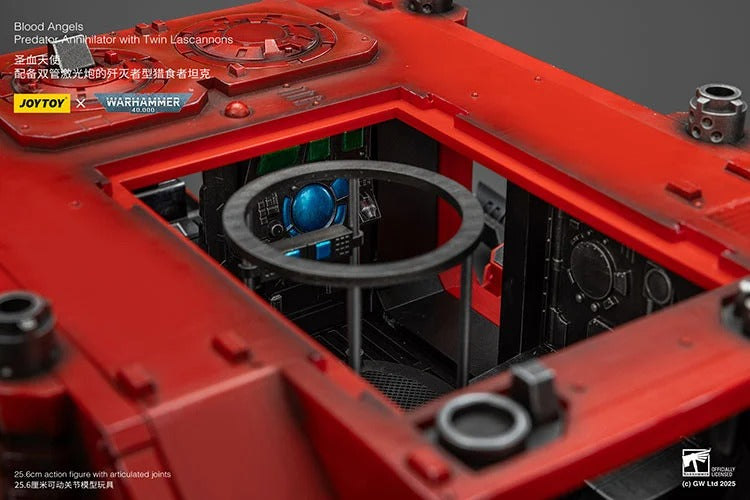 Warhammer 40K Blood Angels Predator Annihilator with Twin Lascannons 1/18 Scale Vehicle (preorder Q1 2026) - Collectables > Action Figures > toys -  Joy Toy