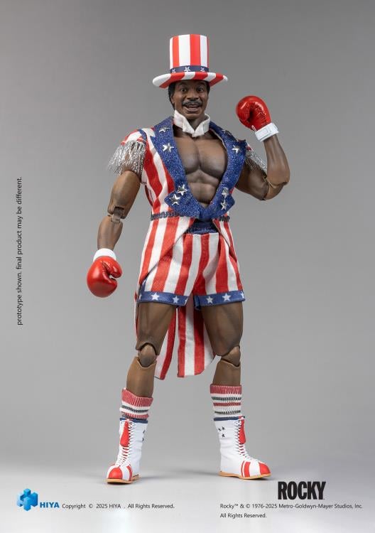 Rocky - Exquisite Super Series - Apollo Creed - 1/12 Scale (preorder Q3 2026) - Collectables > Action Figures > toys -  HIYA TOYS
