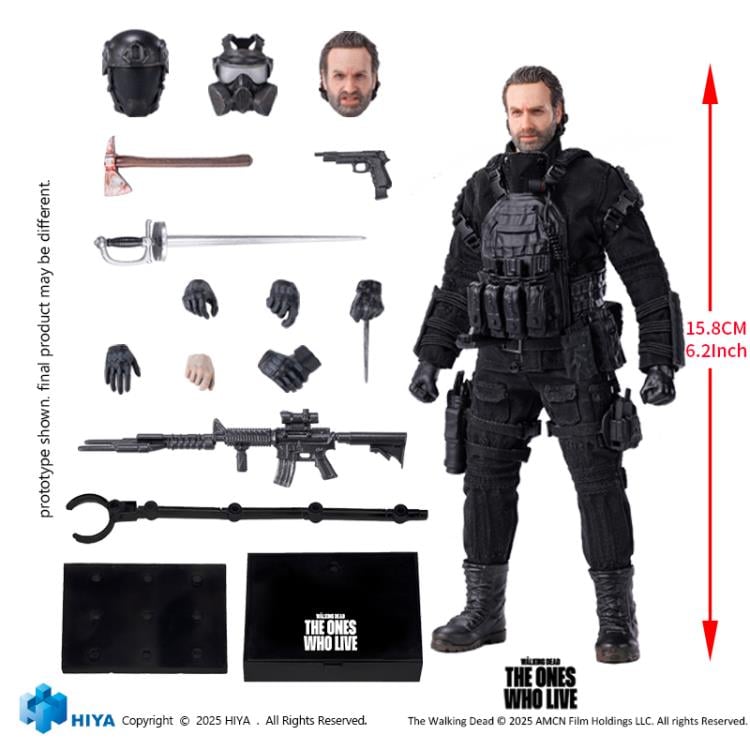 The Walking Dead: The Ones Who Lived Exquisite Super Series - Rick Grimes - 1/12 Scale (preorder Q2 2026) - Collectables > Action Figures > toys -  HIYA TOYS
