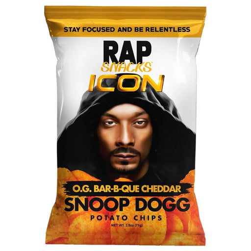 Rap Snacks Snoop Dogg O.G. Bar-B-Que Cheddar 2.5oz -  -  Snacks & Treats