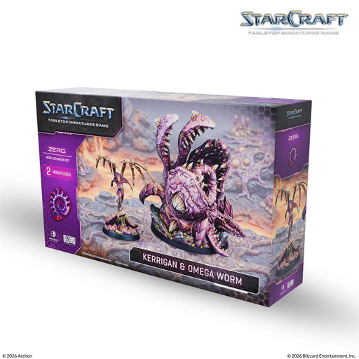 Archon Studio - Starcraft - Zerg - Kerrigan & Omega Worm (Preorder Jun 2026) - Miniature -  Archon Studio