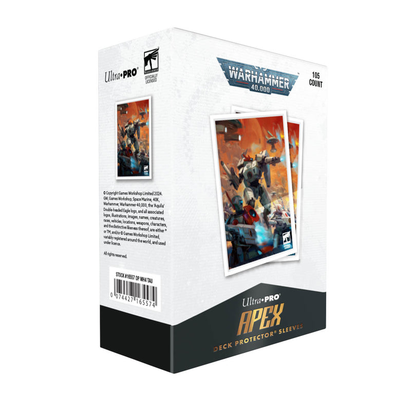 Ultra Pro - Tau Empire - 105ct Apex Deck Protector Sleeves for Warhammer 40,000 - Card Games > Collectables > TCG > CCG -  Ultra Pro
