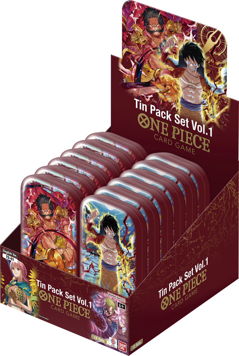 One Piece TCG - Tin Pack Set Vol. 1 - Card Games > Collectables > TCG > CCG -  Bandai